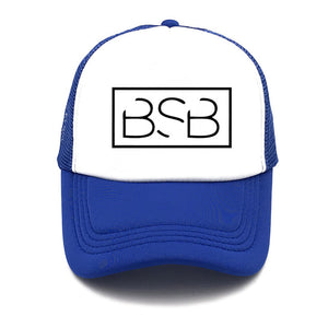 new fashion BSB Logo Printing summer net cap truck driver women men baseball cap snapback hat Youth sun hat Beach Visor hat