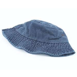 Washed Cotton Black Bucket Hat Men Panama Summer Denim Boonie Hat UV Sun Protection Hiking Fishing Hat Bob Chapeau